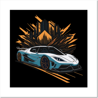 Koenigsegg cc Vintage Car Art Posters and Art